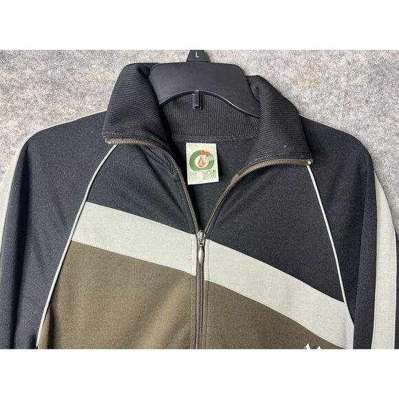 Volcom Sweatshirt Mens Medium Black Track Jacket Sweater Knit Full Zip Casual - Picture 7 of 11